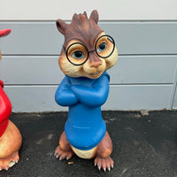 Pre-Owned Alvin And The Chipmunks Set of 3 Life Size Statues - LM Treasures 
