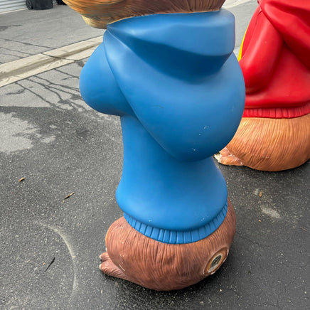 Pre-Owned Alvin And The Chipmunks Set of 3 Life Size Statues - LM Treasures 