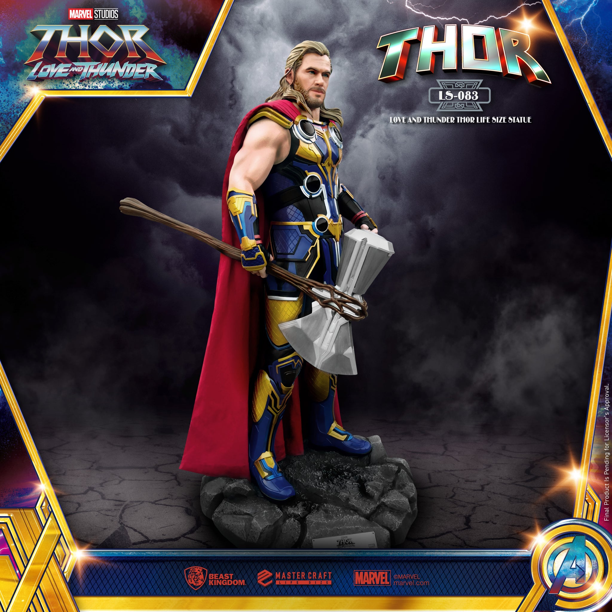 Thor: Love and Thunder Life-Size Statue Mjolnir 53 cm