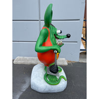 Mechanic Green Rat Over Sized Statue - LM Treasures 