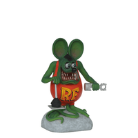 Mechanic Green Rat Over Sized Statue - LM Treasures 