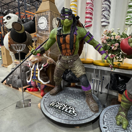TMNT Teenage Mutant Ninja Turtles Complete Set of 4 Life Size 1:1 Statues LM Treasures - P
