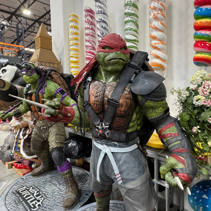 TMNT Teenage Mutant Ninja Turtles Complete Set of 4 Life Size 1:1 Statues LM Treasures - P