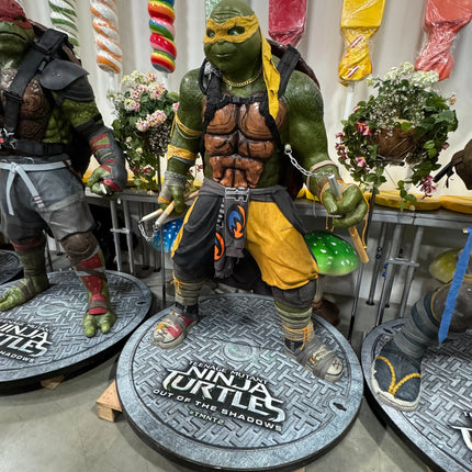 TMNT Teenage Mutant Ninja Turtles Complete Set of 4 Life Size 1:1 Statues LM Treasures - P