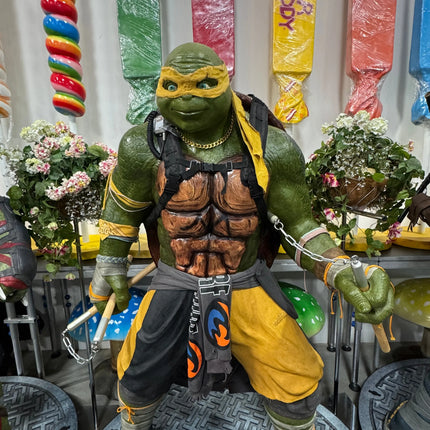 TMNT Teenage Mutant Ninja Turtles Complete Set of 4 Life Size 1:1 Statues LM Treasures - P