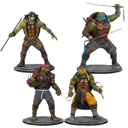 TMNT Teenage Mutant Ninja Turtles Complete Set of 4 Life Size 1:1 Statues LM Treasures - P