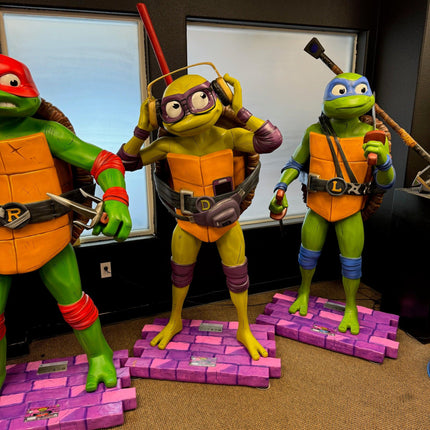Teenage Mutant Ninja Turtles: Mutant Mayhem Set of 4 Statues