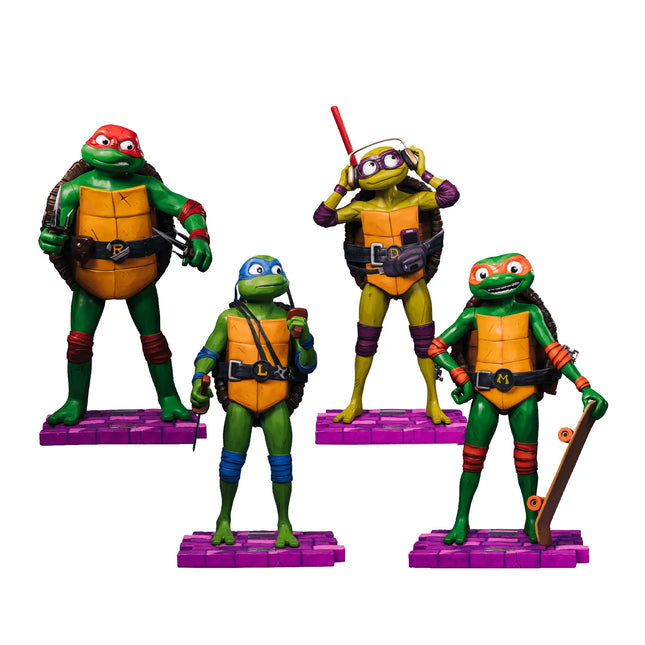 Teenage Mutant Ninja Turtles: Mutant Mayhem Set of 4 Statues LM Treasures - MM