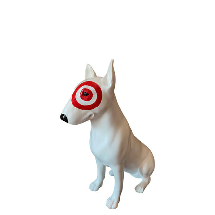 bullseye target dog plush