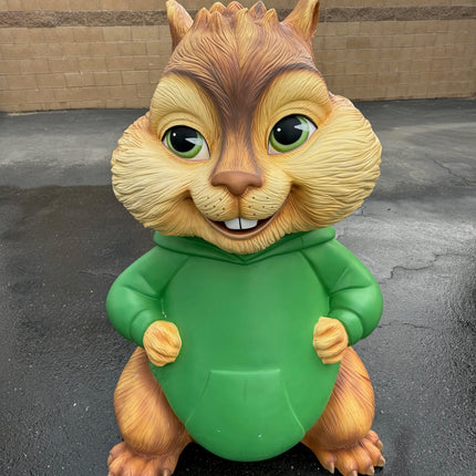 Pre-Owned Alvin And The Chipmunks Set of 3 Life Size Statues - LM Treasures 