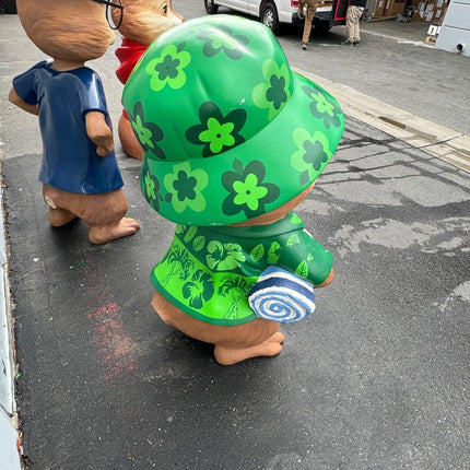 Hawaiian Chipmunks Simon Theodore Life Size Statues Set of 2 - LM Treasures 