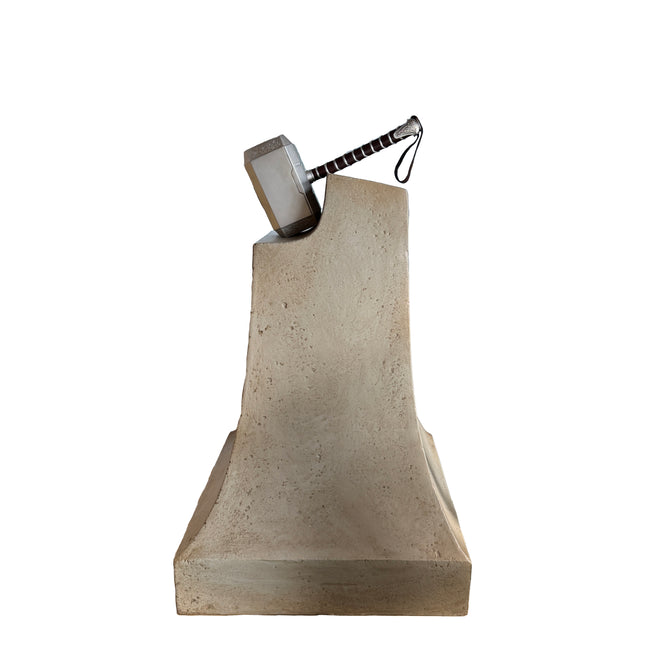Thor Hammer Mjolnir on Base 1:1 Life Size Pre-Owned Statue
