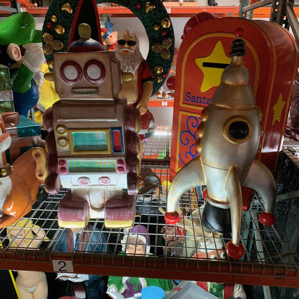 Toy Rocket Over Sized Statue - LM Treasures 