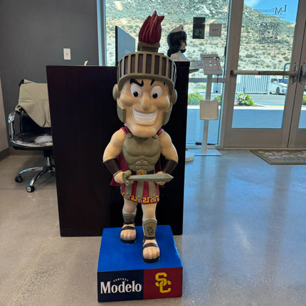 Pre-Owned Rare USC Trojan Modelo Bobblehead Statue