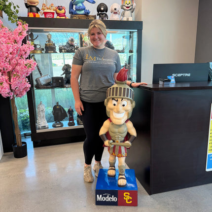 Pre-Owned Rare USC Trojan Modelo Bobblehead Statue