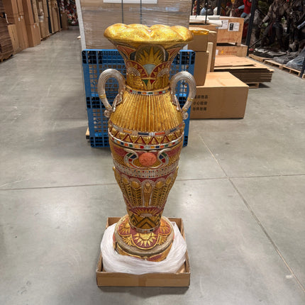 Large Egyptian Vase Statue LM Treasures - H