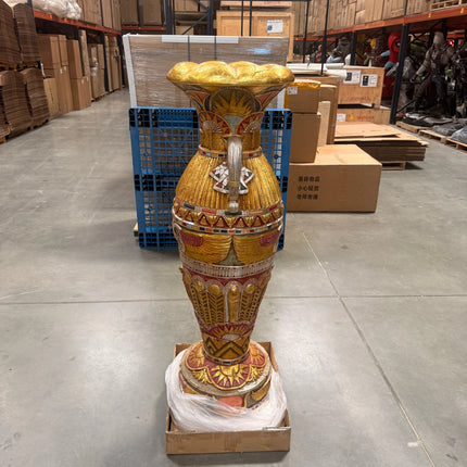 Large Egyptian Vase Statue LM Treasures - H