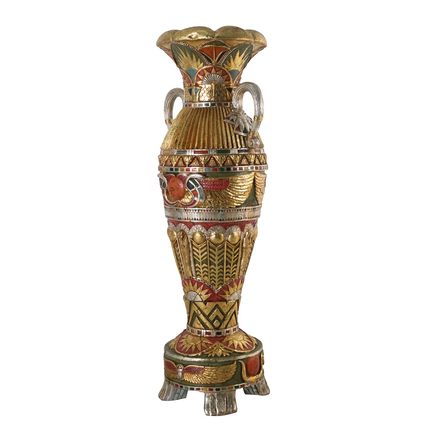 Large Egyptian Vase Statue LM Treasures - H