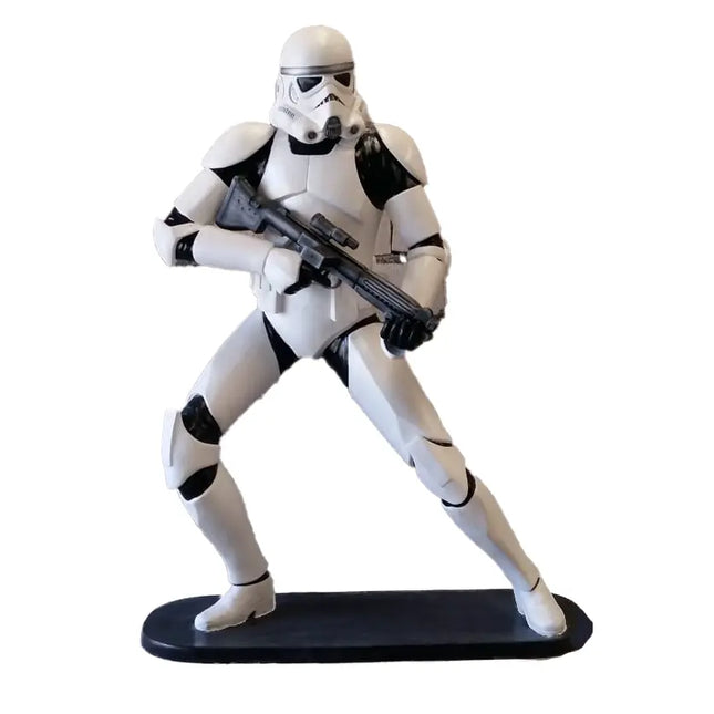 White Space Trooper In Action Life Size Statue LM Treasures - A