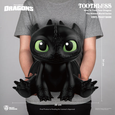 How To Train Your Dragon Toothless Piggy Bank Statue - LM Treasures 