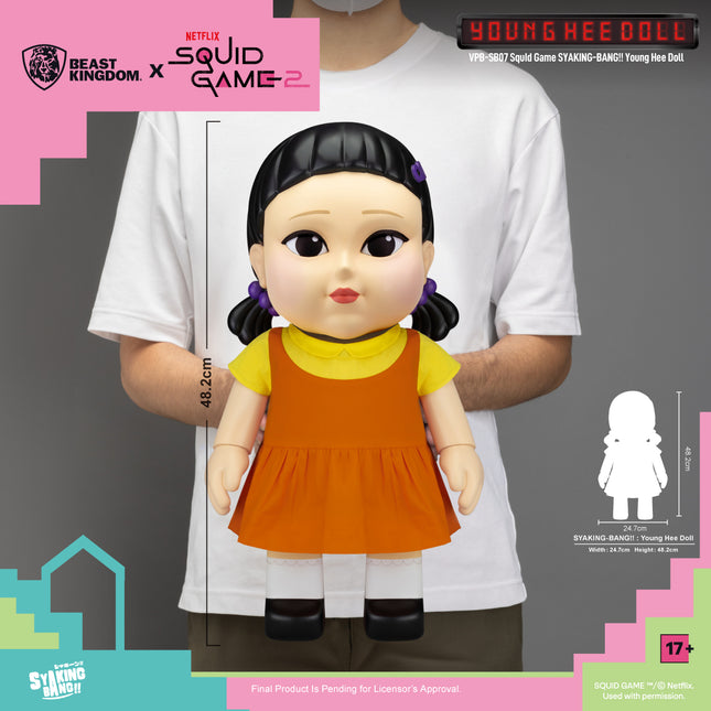 Squid Games Young Hee Doll Piggy Bank Statue