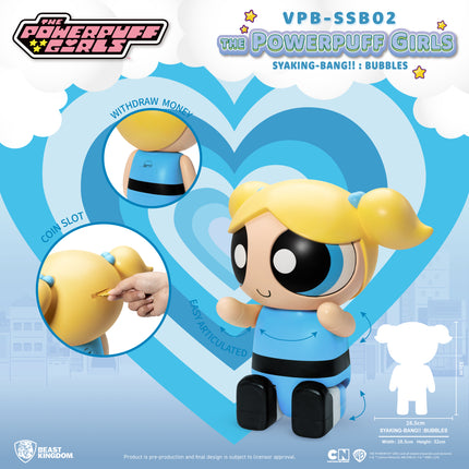 The Powerpuff Girls Bubbles Piggy Bank Statue