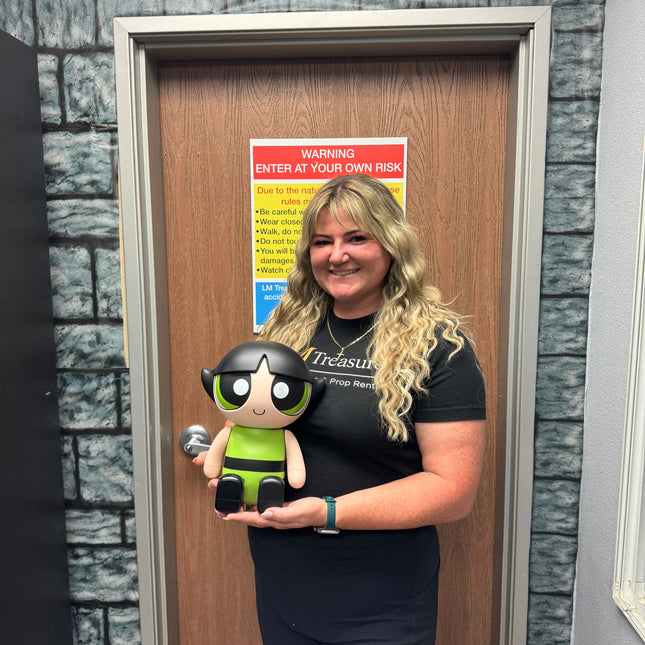 The Powerpuff Girls Buttercup Piggy Bank Statue - LM Treasures