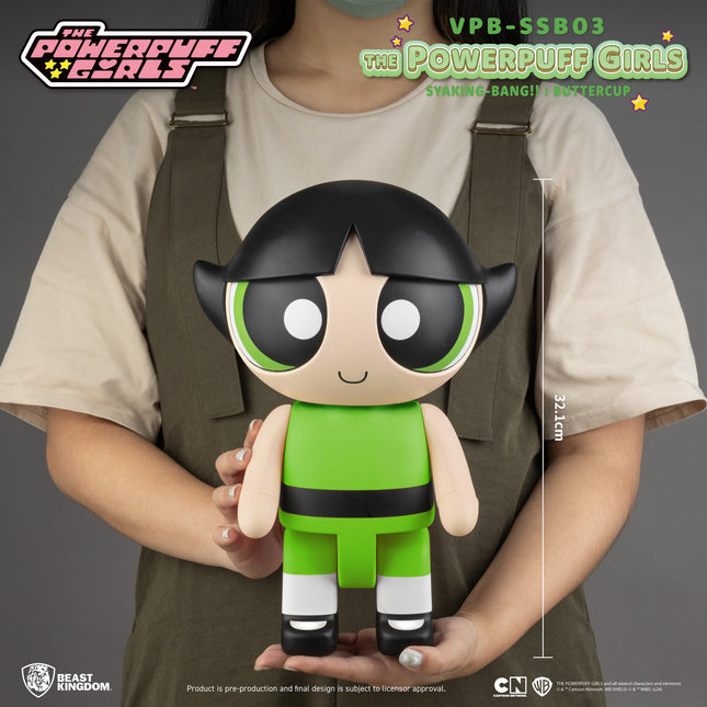The Powerpuff Girls Buttercup Piggy Bank Statue