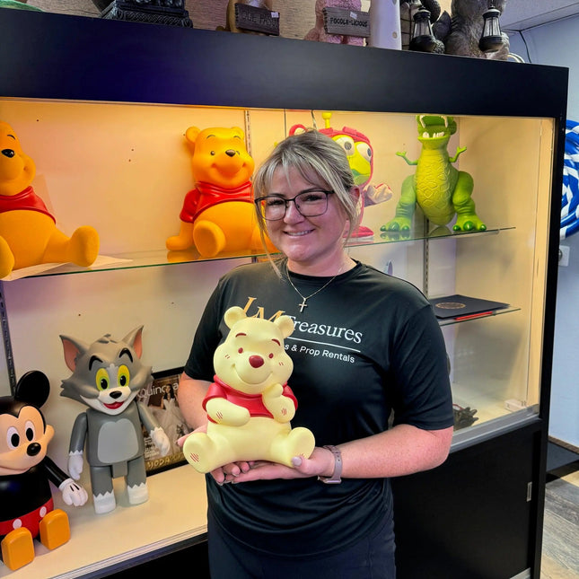 Winnie The Pooh Chinese New Year Piggy Bank Statue LM Treasures - BK