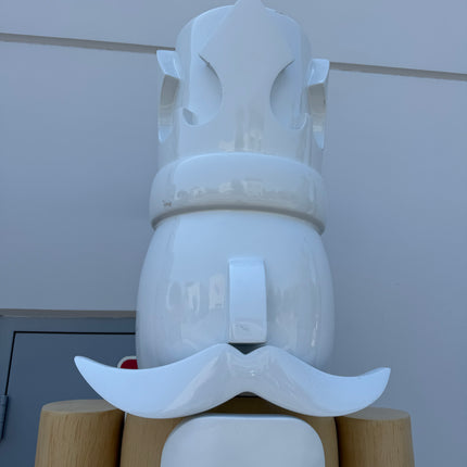 Pre-Owned Wood Nutcracker Style 2 Life Size Statue
