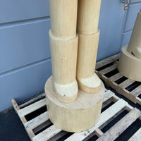 Pre-Owned Nordstrom Wood Nutcracker Style 2 Life Size Statue