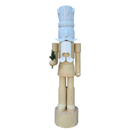 Pre-Owned Nordstrom Wood Nutcracker Style 2 Life Size Statue