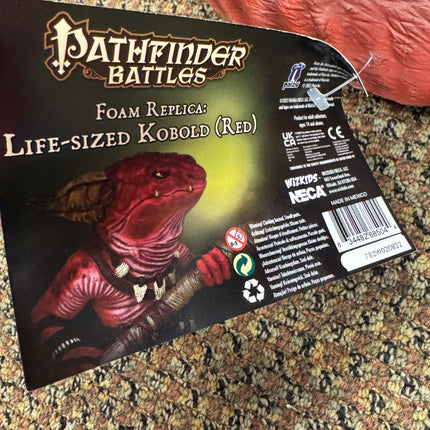 Pathfinder Kobold Red Life Size Statue