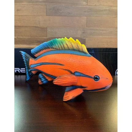 Red Striped Fish Statue - LM Treasures 