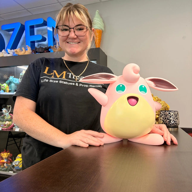 Pokemon Wigglytuff Table Top Statue LM Treasures - IN