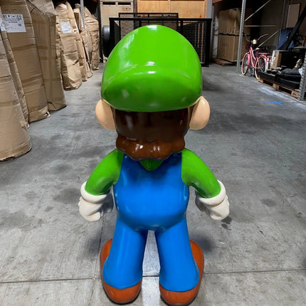 Small Green Jumper Boy Over Sized Statue - LM Treasures 