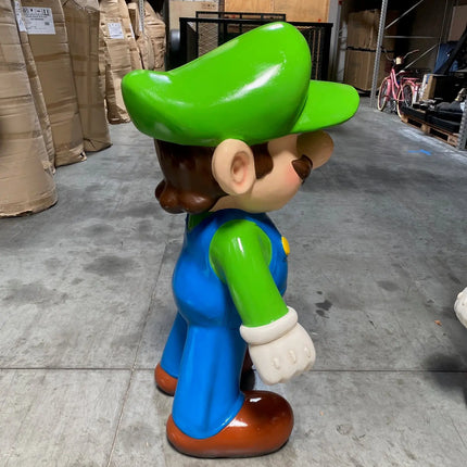 Small Green Jumper Boy Over Sized Statue - LM Treasures 