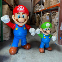 Large Jumper Boy Hand Up Over Sized Statue - LM Treasures 
