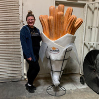 Churros On Stand Over Sized Statue - LM Treasures 