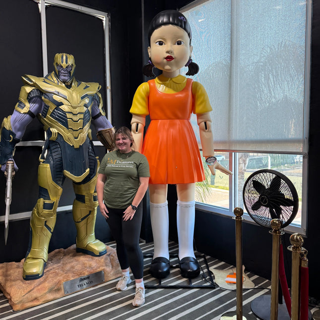 Spirit Halloween Squid Game Young Hee Doll 9.5 ft Statue