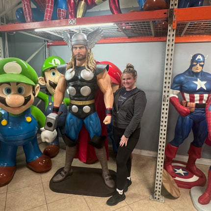 Hammer Man Life Size Statue