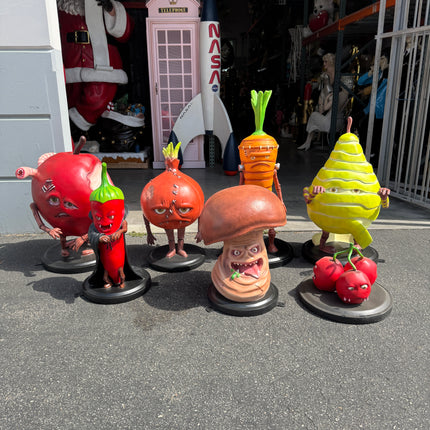 Evil Cherries Over Sized Spooky Fruit Statue