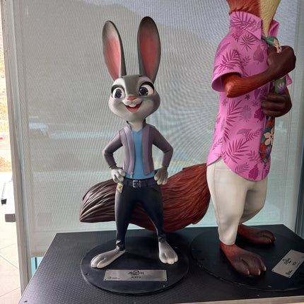 Disney Zootopia 2 Judy Hopps & Nick Wilde Set of 2 Life Size Statues LM Treasures - BK