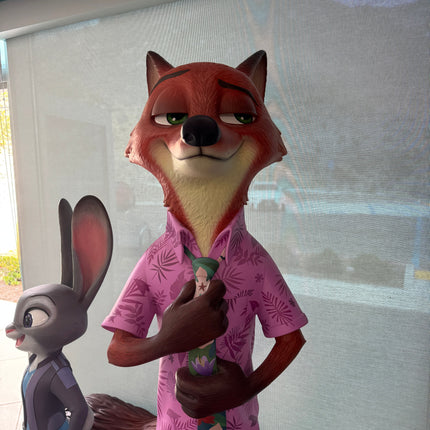 Disney Zootopia 2 Nick Wilde Life Size Statue LM Treasures - BK