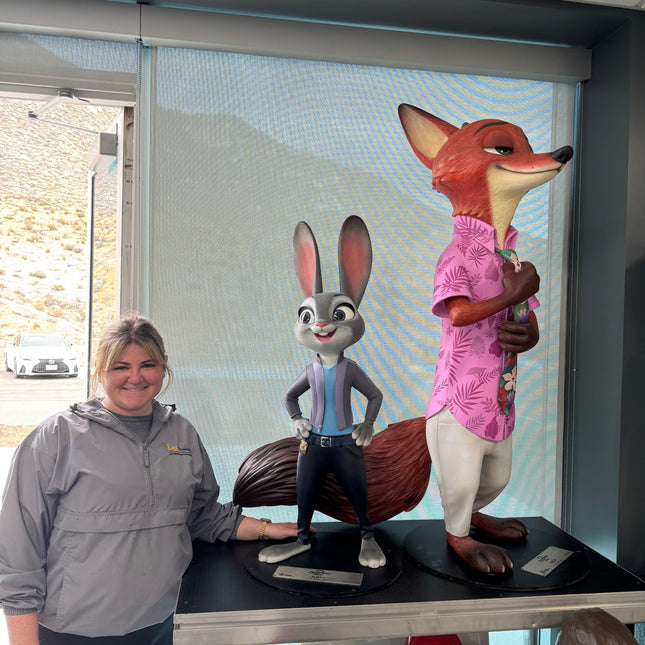 Disney Zootopia 2 Nick Wilde Life Size Statue LM Treasures - BK