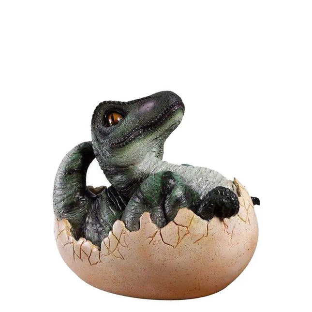 T-Rex Dinosaur Egg Hatching Life Size Statue LM Treasures - H