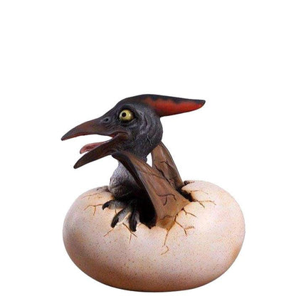 Pteranodon Dinosaur Egg Hatching Life Size Statue - LM Treasures 