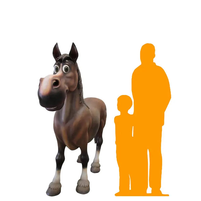 Comic Horse Life Size Statue LM Treasures - PT