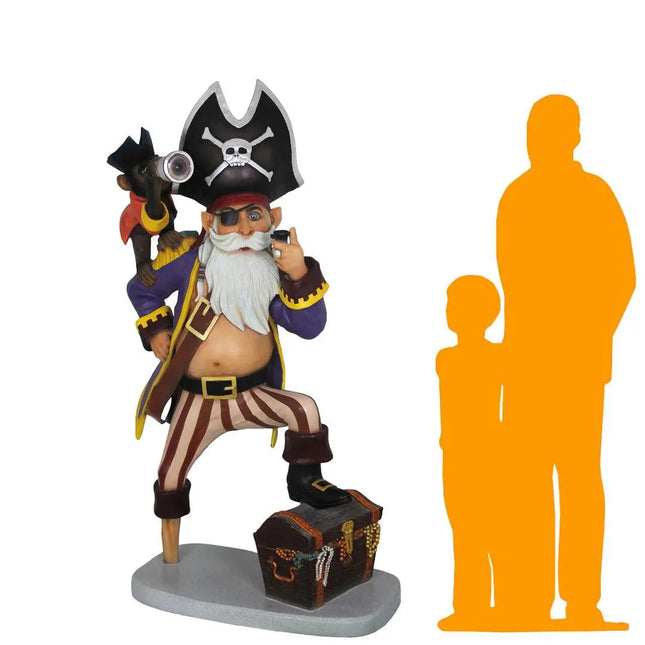 Pirate Captain Anton Life Size Statue LM Treasures - PT