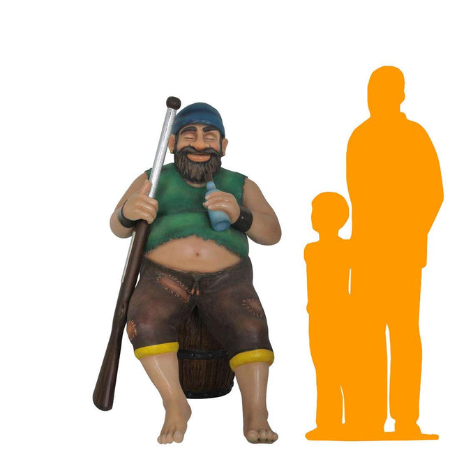 Pirate Captain Laurente Life Size Statue - LM Treasures 